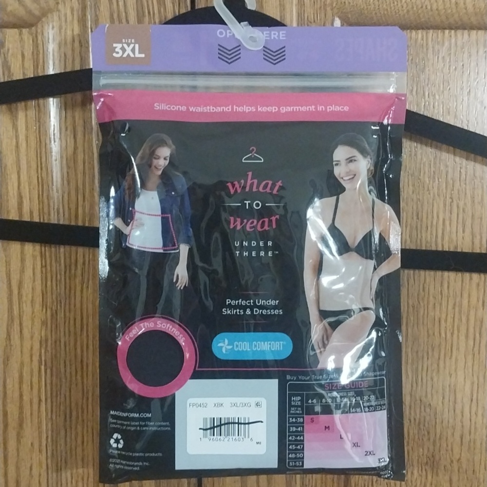 Maidenform Flexees NWT Women's Waist Nipper Shape Firm Control FP0452 Black 3XL - Picture 6 of 8